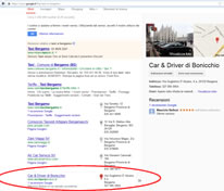 registrazione google maps azienda Bergamo