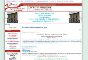 sito web snals bergamo